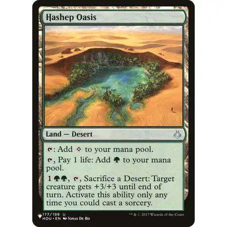 MtG Trading Card Game Mystery Booster / The List Uncommon Hashep Oasis #177