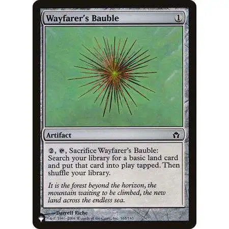 MtG Trading Card Game Mystery Booster / The List Common Wayfarer's Bauble #165