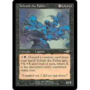 Magic The Gathering Nemesis Single Card Rare Volrath the Fallen 75