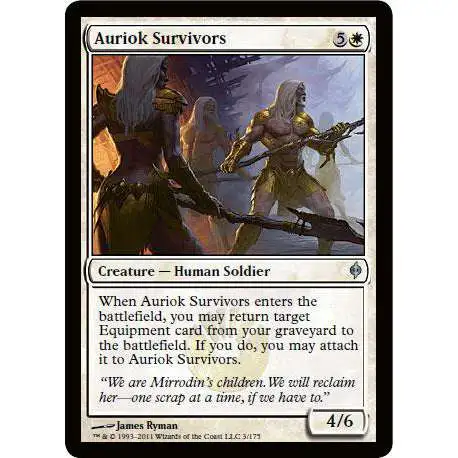 MtG New Phyrexia Uncommon Auriok Survivors #3