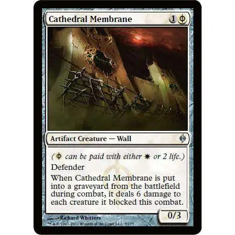 MtG New Phyrexia Uncommon Cathedral Membrane #5