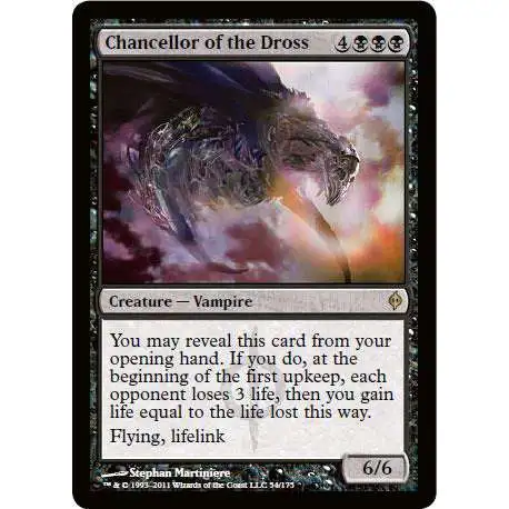 MtG New Phyrexia Rare Chancellor of the Dross #54