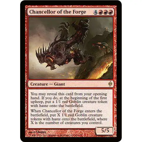 MtG New Phyrexia Rare Chancellor of the Forge #81