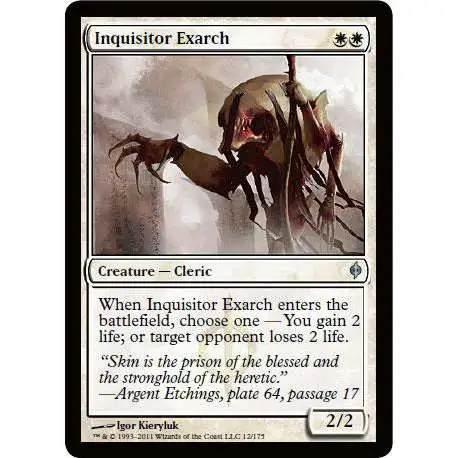 MtG New Phyrexia Uncommon Inquisitor Exarch #12