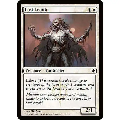 MtG New Phyrexia Common Lost Leonin #13
