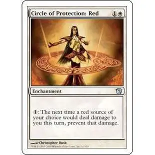 MtG 9th Edition Uncommon Circle of Protection: Red #11