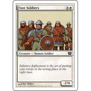 MtG 9th Edition Common Foot Soldiers #14