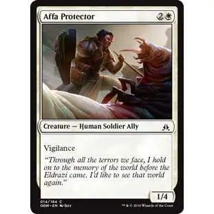MtG Trading Card Game Oath of the Gatewatch Common Affa Protector #14