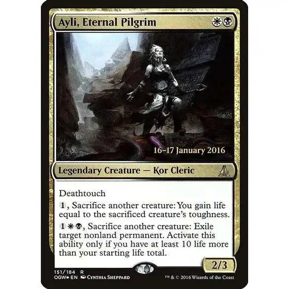 MtG Trading Card Game Oath of the Gatewatch Rare Ayli, Eternal Pilgrim #151 [Prerelease foil]