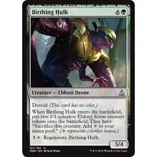 MtG Trading Card Game Oath of the Gatewatch Uncommon Foil Birthing Hulk #121