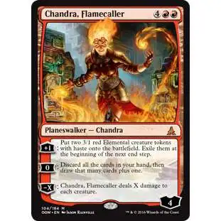 MtG Trading Card Game Oath of the Gatewatch Mythic Rare Chandra, Flamecaller #104