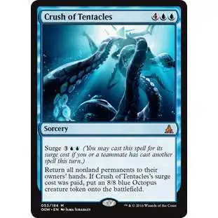 MtG Trading Card Game Oath of the Gatewatch Mythic Rare Crush of Tentacles #53