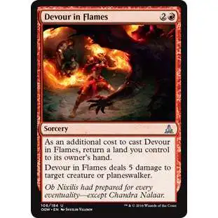 Magic The Gathering Trading Card Game Oath of the Gatewatch Single Card  Uncommon Devour in Flames 106 - ToyWiz