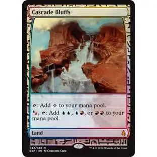 MtG Trading Card Game Oath of the Gatewatch Uncommon Cascade Bluffs [Zendikar Expedition]