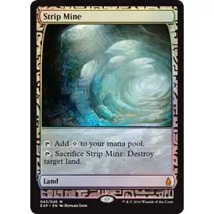 MtG Trading Card Game Oath of the Gatewatch Uncommon Strip Mine [Zendikar Expedition]