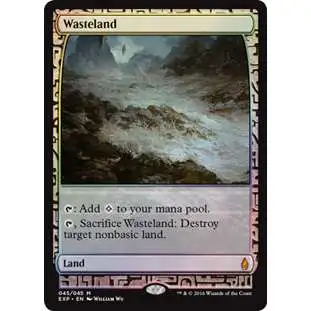 MtG Trading Card Game Oath of the Gatewatch Mythic Rare FOIL Wasteland [Zendikar Expedition]