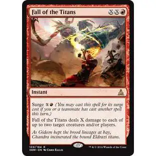 MtG Trading Card Game Oath of the Gatewatch Rare Fall of the Titans #109