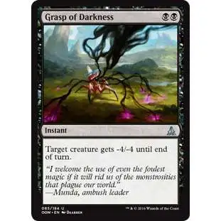 MtG Trading Card Game Oath of the Gatewatch Uncommon Foil Grasp of Darkness #85