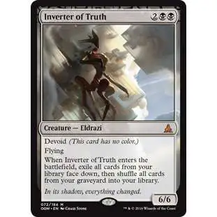 MtG Trading Card Game Oath of the Gatewatch Mythic Rare Inverter of Truth #72
