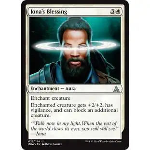 MtG Trading Card Game Oath of the Gatewatch Uncommon Iona's Blessing #21