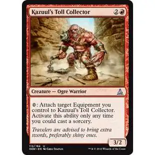 MtG Trading Card Game Oath of the Gatewatch Uncommon Kazuul's Toll Collector #112