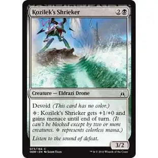 MtG Trading Card Game Oath of the Gatewatch Common Kozilek's Shrieker #73