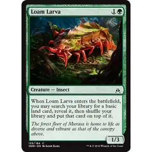 MtG Trading Card Game Oath of the Gatewatch Common Loam Larva #135