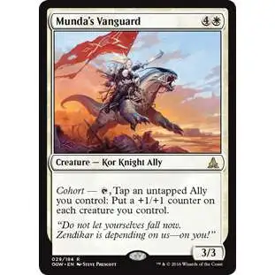 MtG Trading Card Game Oath of the Gatewatch Rare Munda's Vanguard #29