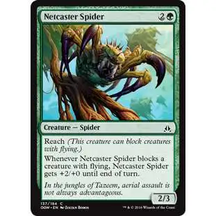 MtG Trading Card Game Oath of the Gatewatch Common Netcaster Spider #137