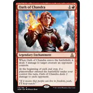 MtG Trading Card Game Oath of the Gatewatch Rare Foil Oath of Chandra #113