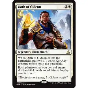 MtG Trading Card Game Oath of the Gatewatch Rare Oath of Gideon #30