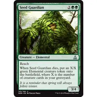MtG Trading Card Game Oath of the Gatewatch Uncommon Foil Seed Guardian #143