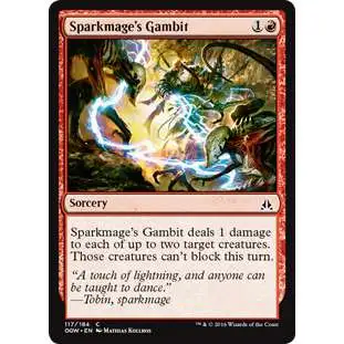 MtG Trading Card Game Oath of the Gatewatch Common Foil Sparkmage's Gambit #117