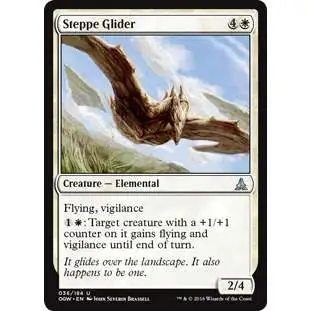MtG Trading Card Game Oath of the Gatewatch Uncommon Foil Steppe Glider #36
