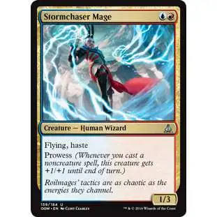 MtG Trading Card Game Oath of the Gatewatch Uncommon Foil Stormchaser Mage #159