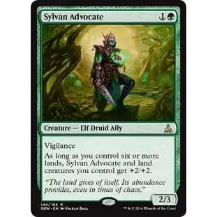MtG Trading Card Game Oath of the Gatewatch Rare Sylvan Advocate #144