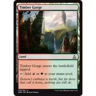 MtG Trading Card Game Oath of the Gatewatch Uncommon Foil Timber Gorge #179