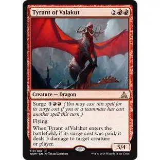 MtG Trading Card Game Oath of the Gatewatch Rare Tyrant of Valakut #119