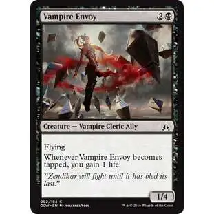 MtG Trading Card Game Oath of the Gatewatch Common Vampire Envoy #92