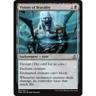 MtG Trading Card Game Oath of the Gatewatch Uncommon Visions of Brutality #81