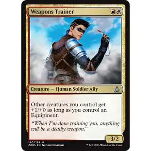 MtG Trading Card Game Oath of the Gatewatch Uncommon Weapons Trainer #160