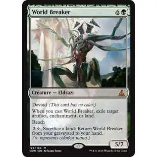 MtG Trading Card Game Oath of the Gatewatch Mythic Rare Foil World Breaker #126