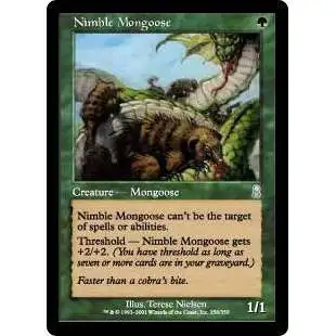 MtG Odyssey Uncommon Foil Nimble Mongoose #258
