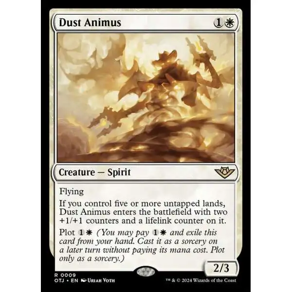 MtG Outlaws of Thunder Junction Rare Foil Dust Animus #9