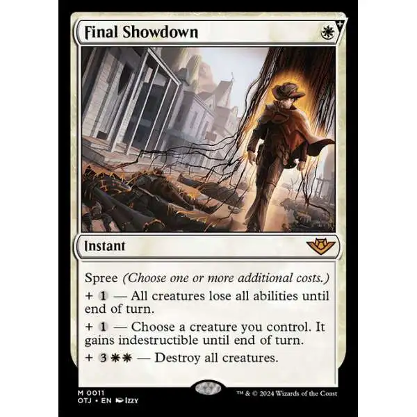MtG Outlaws of Thunder Junction Mythic Rare FOIL Final Showdown #11