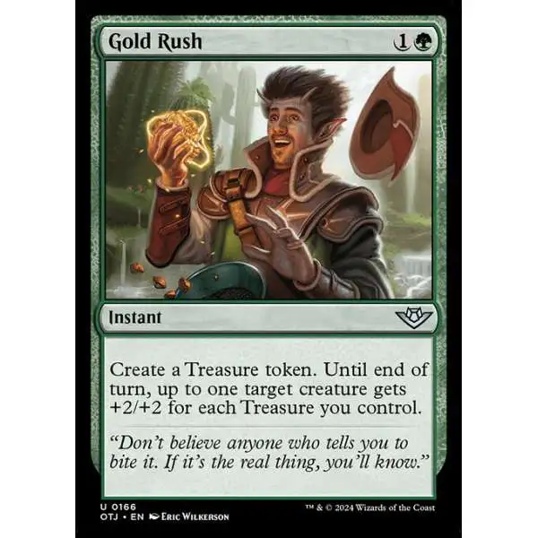 MtG Outlaws of Thunder Junction Uncommon Gold Rush #166