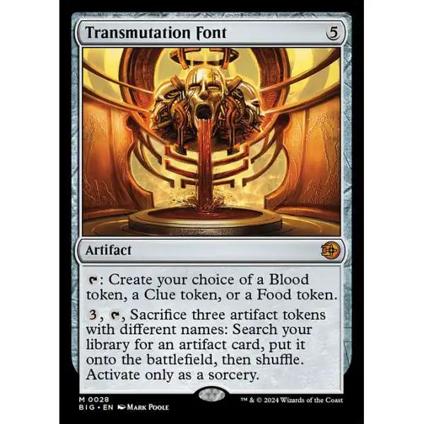 MTG ATQ Transmute Artifact 英語 シャドーサイン Magic The Gathering Outlaws of Thunder Junction The Big Score