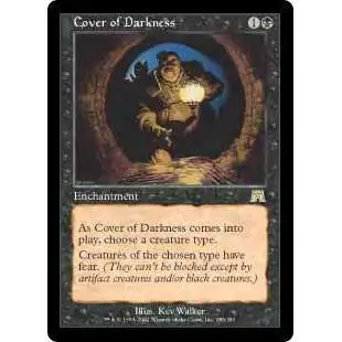 mtg darkness card Magic: the Gathering - Spinning Any number of target creatures become black until end of turn. 1994 Magic: The Gathering -