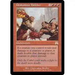 MtG Onslaught Rare Gratuitous Violence #212