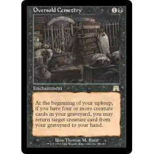 MtG Onslaught Rare Oversold Cemetery #160